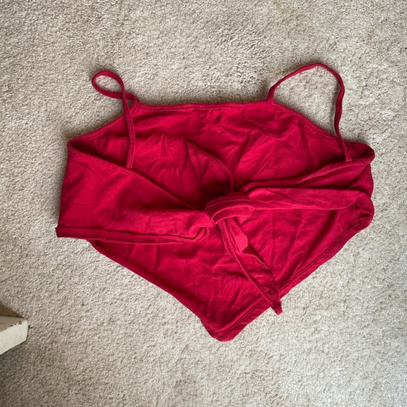 Red and White Bandana Cami Top - Picture 2 of 2